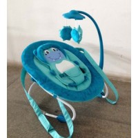 Детский шезлонг качалка Baby Tilly BT-BB-0002 (голубой)