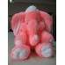 Розовый слон 90 см
