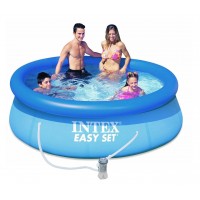 Семейный надувной бассейн Easy Set Intex 28112(56972) (244*76 см) + насос-фильтр