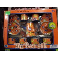 Детский игровой набор "Чайный сервиз" S 086J оранжевый