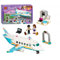 Конструктор Bela Friends 10545 "Частный самолет" (аналог LEGO Friends 41100), 236 деталей