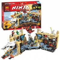 Конструктор Bela Ninja 10530 (аналог Lego Ninjago 70596) "Хаос в X-пещере Самураев" 1307 деталей