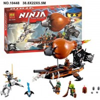 Конструктор Bela Ninja 10448 (аналог Lego Ninjago 70603) "Пиратский Дирижабль" 294 детали