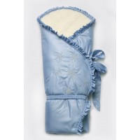 Зимний конверт-одеяло "Сказка" голубой