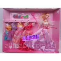 Кукла типа "Барби" 8003 с набором одежды 