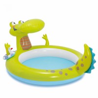 Детский надувной бассейн «Крокодил» с фонтаном» Intex 57431 