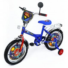 Детский велосипед 16'' BT-CB-0008 Супермен синий с красным