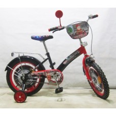 Велосипед TILLY Пожежник 16'' T-21627 black + red
