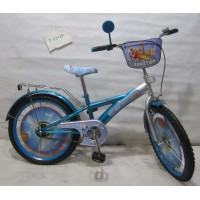 Велосипед TILLY Авиатор 20'' T-22024 blue + silver